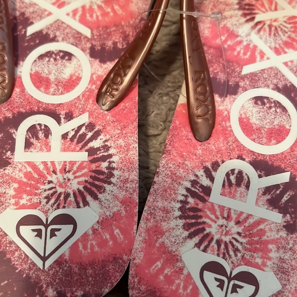 NWT! Girls Size 4 Roxy Tahiti VII Flip Flips - Picture 3 of 4